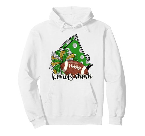 Cheerleader Bonus Mom Game Day Cheer Hoodie - Minimalist Print for Adults - T-Shirt, Sweatshirt, Hoodie