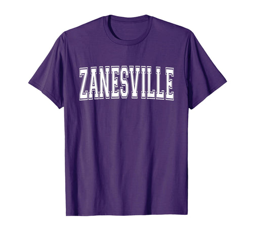 Zanesville Oh Ohio Usa Sports Varsity T-Shirt - Unique Graphic Men Women - T-Shirt, Sweatshirt, Hoodie