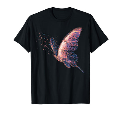 Y2K Aesthetic Glitch Butterfly T-Shirt - Novelty Apparel Men Women - T-Shirt, Sweatshirt, Hoodie