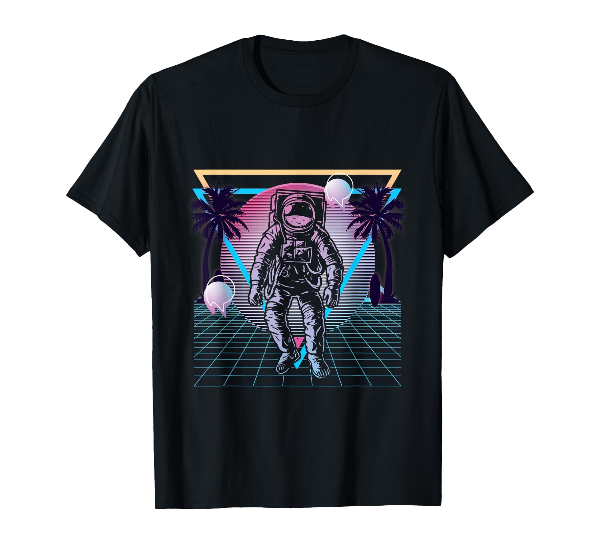 Space Astronaut Vaporwave Aesthetic T-Shirt - Custom Art Print Unisex - T-Shirt, Sweatshirt, Hoodie