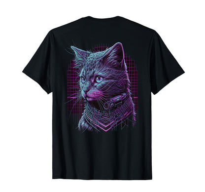 Backprint Vaporwave Aesthetic T-Shirt - Fun Novelty Design for Adults - T-Shirt, Sweatshirt, Hoodie