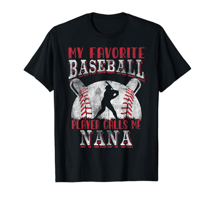My Favorite Baseball Player Calls Me T-Shirt - Novelty Apparel for Adults - T-Shirt, Sweatshirt, Hoodie