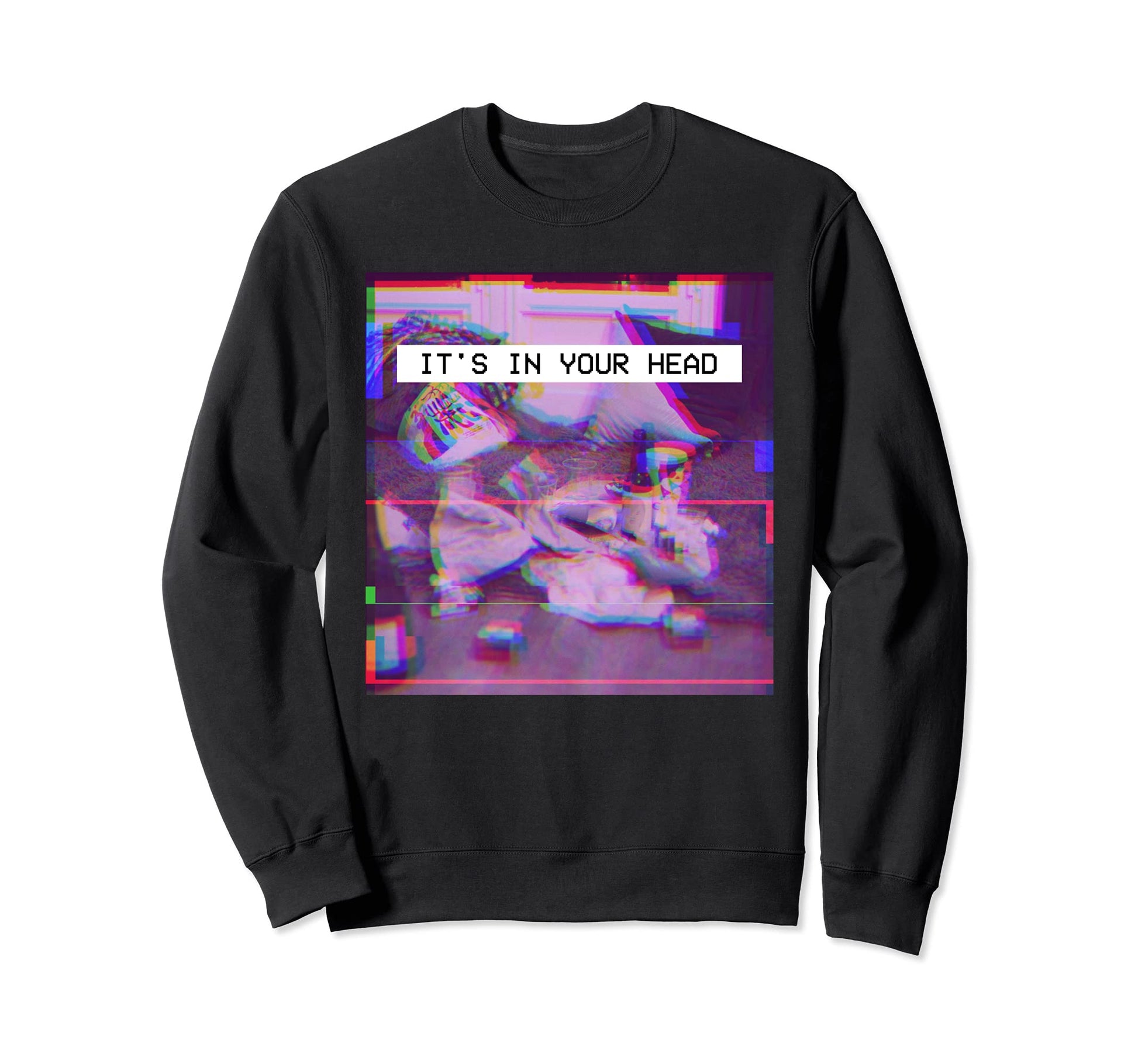 Vaporwave Aesthetic Alt Indie Edgy Sweatshirt - Minimalist Print Men Women - T-Shirt, Sweatshirt, Hoodie