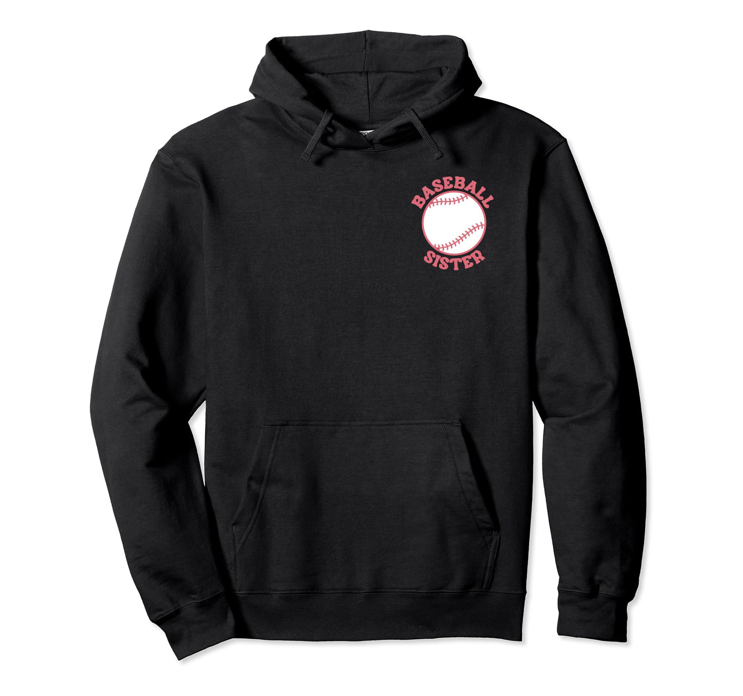 My Baseball Sister Era Groovy Sister Hoodie - Novelty Apparel for Adults - T-Shirt, Sweatshirt, Hoodie