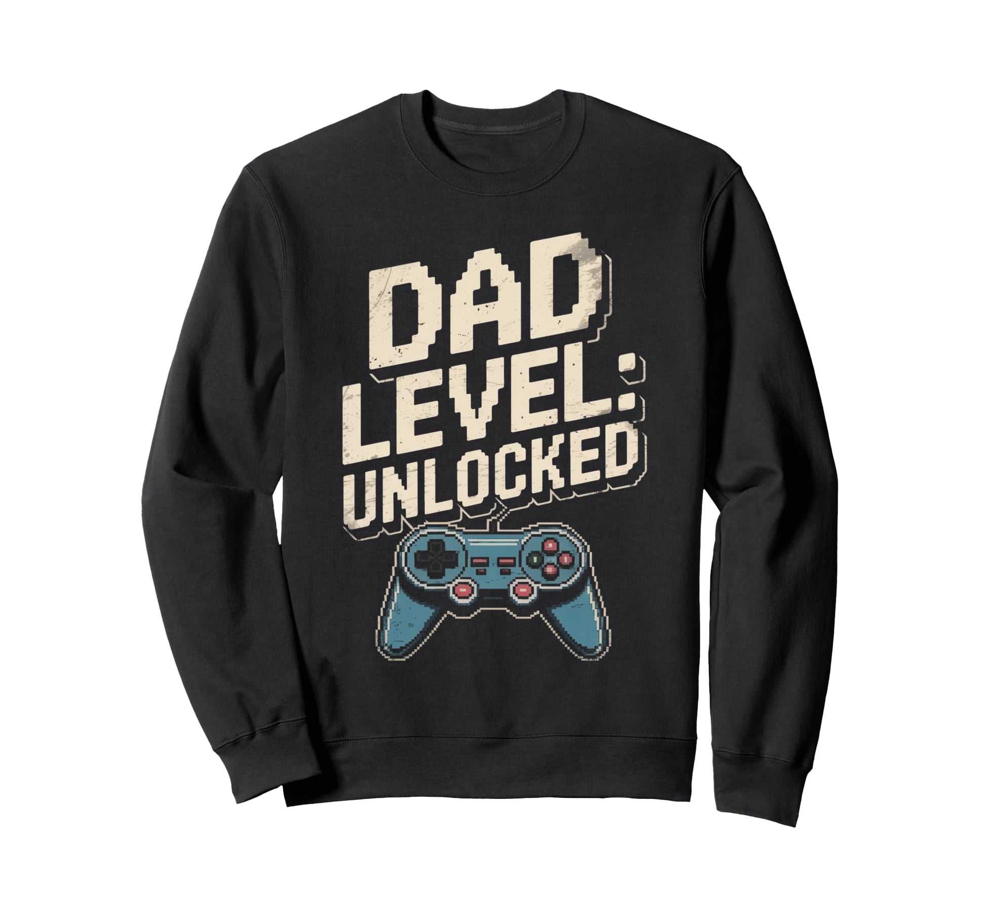 Dad Level Unlocked Gamer Sweatshirt - Casual Everyday Wear for Adults - T-Shirt, Sweatshirt, Hoodie