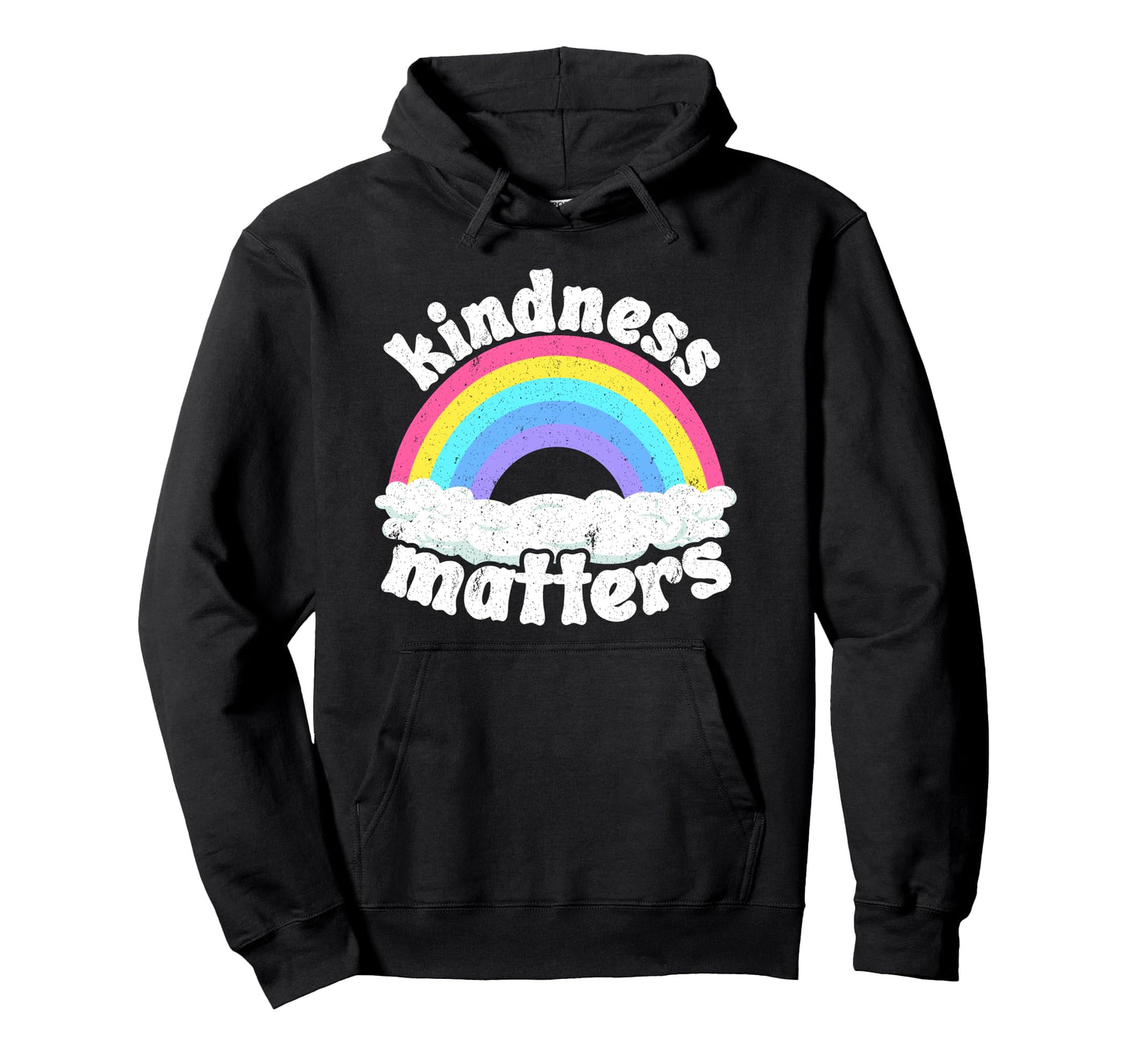 Positive Anti Bullying Rainbow Sped Hoodie - Aesthetic Graphic for Adults - T-Shirt, Sweatshirt, Hoodie