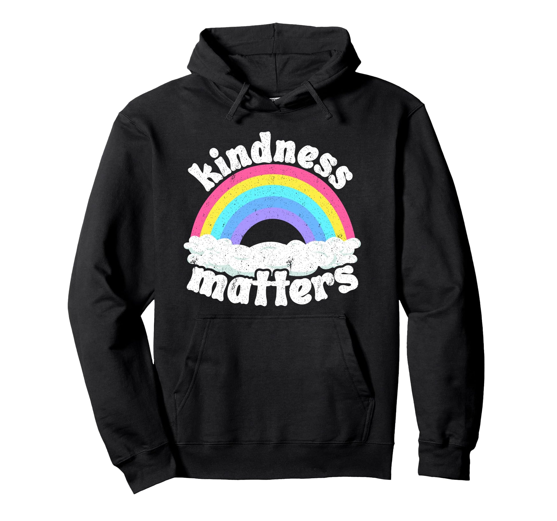 Positive Anti Bullying Rainbow Sped Hoodie - Aesthetic Graphic for Adults - T-Shirt, Sweatshirt, Hoodie