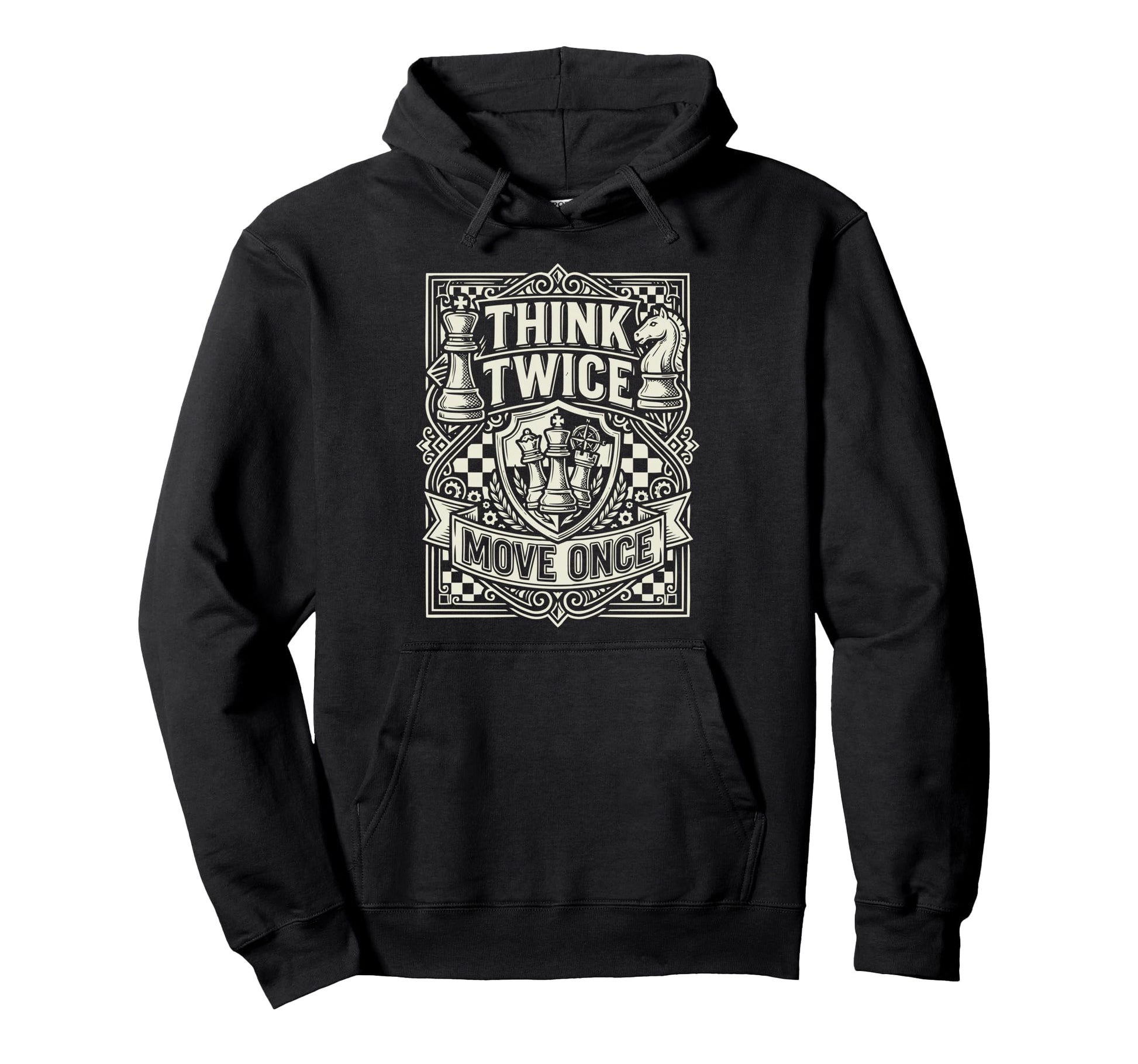 Chess Dad Board Game Daddy Checkmate Papa Hoodie - Unique Graphic Unisex - T-Shirt, Sweatshirt, Hoodie