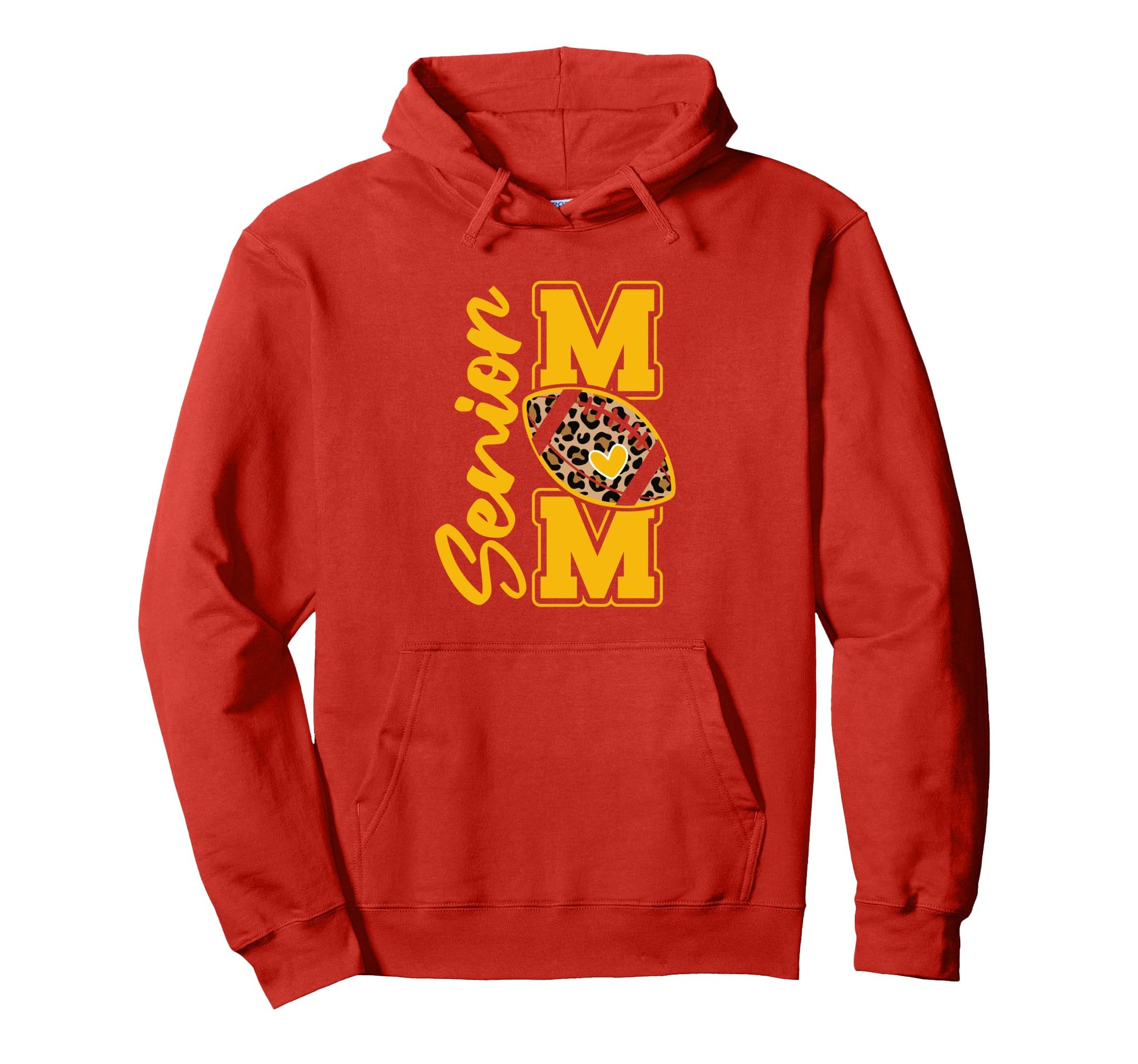 Leopard Red And Yellow High School Hoodie - Custom Art Print Men Women - T-Shirt, Sweatshirt, Hoodie