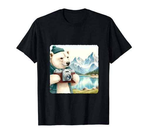 Ice Bear Photographs Mountain T-Shirt - Casual Everyday Wear Men Women - T-Shirt, Sweatshirt, Hoodie