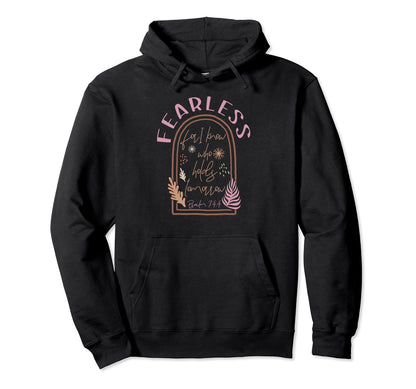 Fearless Christian Psalm 34 4 Groovy Hoodie - Streetwear Style Unisex - T-Shirt, Sweatshirt, Hoodie