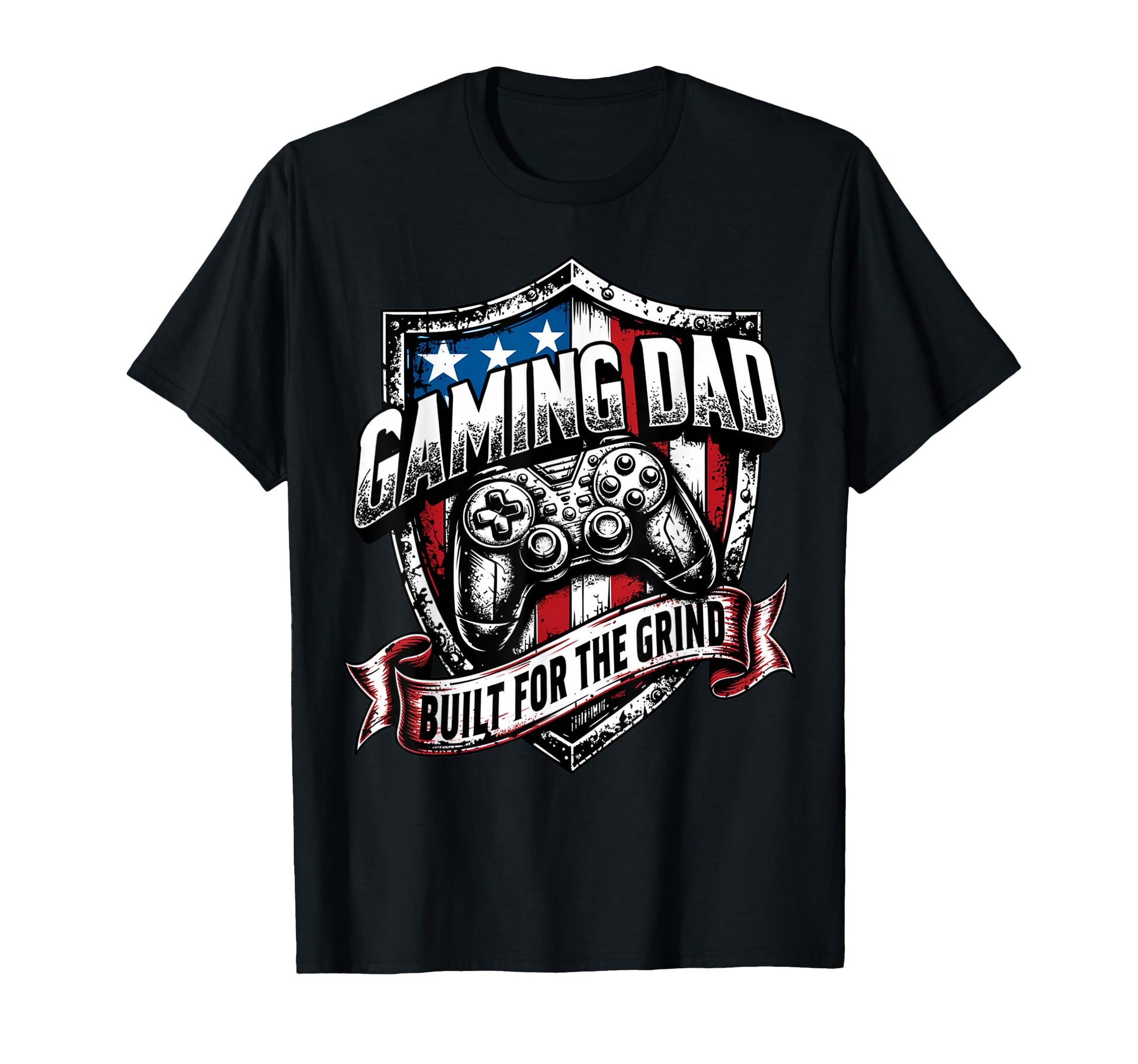 Funny Patriotic Usa Gaming Dad T-Shirt - Fun Novelty Design for Adults - T-Shirt, Sweatshirt, Hoodie