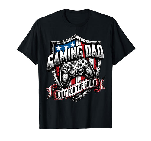Funny Patriotic Usa Gaming Dad T-Shirt - Fun Novelty Design for Adults - T-Shirt, Sweatshirt, Hoodie