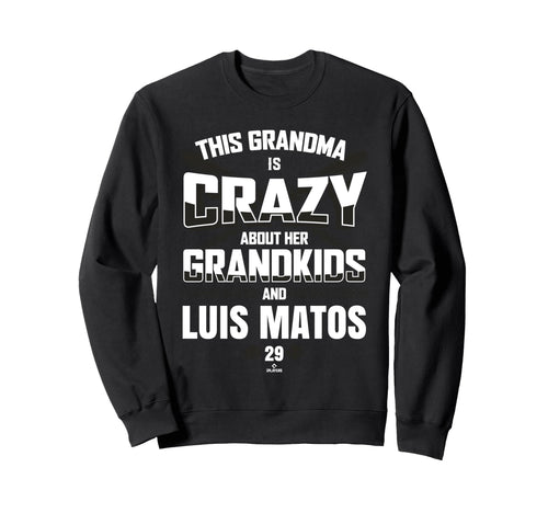 Grandma Crazy Luis Matos San Sweatshirt - Aesthetic Graphic for Adults - T-Shirt, Sweatshirt, Hoodie