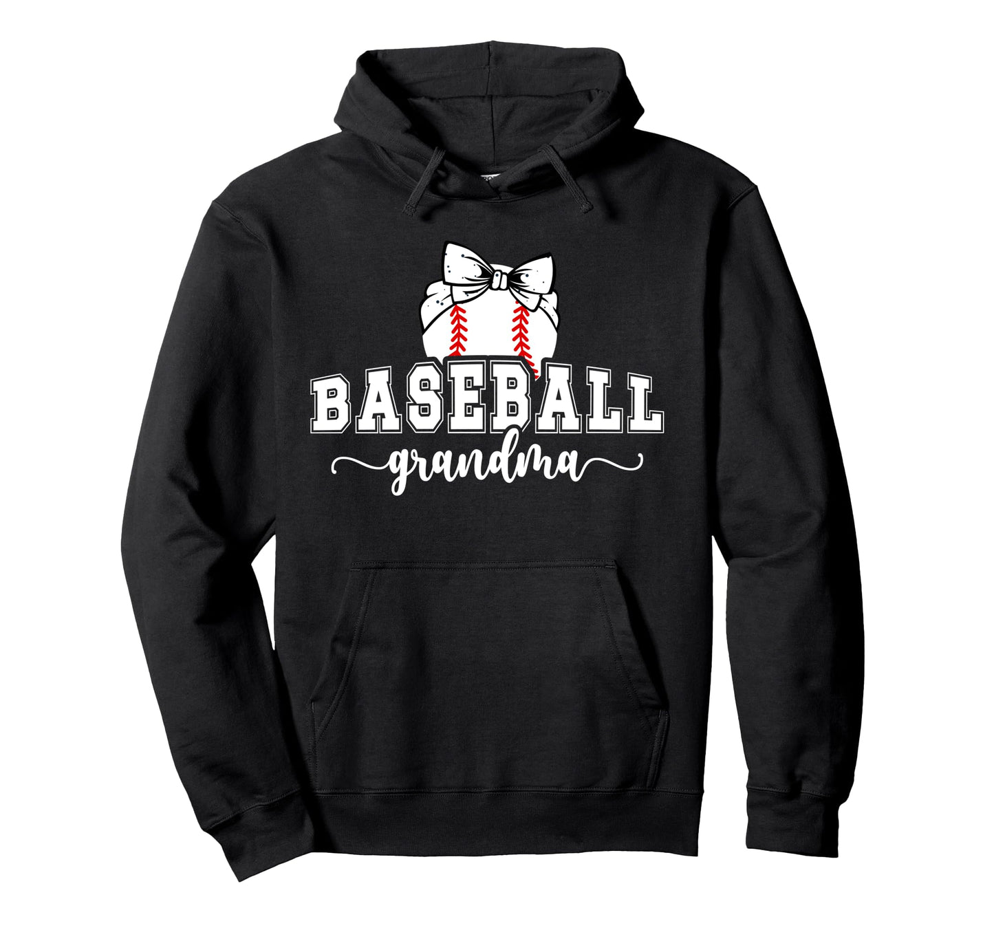 Baseball Grandma Proud Grandma Hoodie - Streetwear Style for Adults - T-Shirt, Sweatshirt, Hoodie