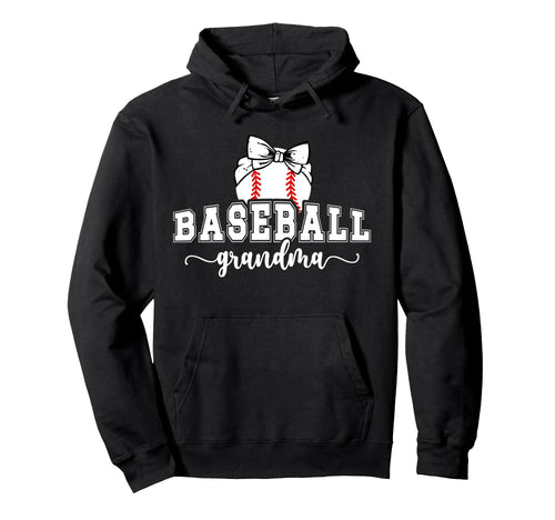 Baseball Grandma Proud Grandma Hoodie - Streetwear Style for Adults - T-Shirt, Sweatshirt, Hoodie