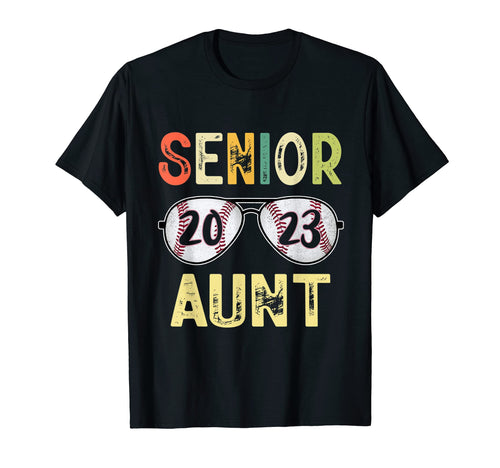 Senior Aunt 2023 Class 2023 Senior T-Shirt - Minimalist Print for Adults - T-Shirt, Sweatshirt, Hoodie