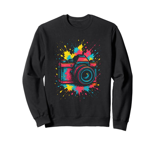 Camera Art Photography Street Sweatshirt - Novelty Apparel Men Women - T-Shirt, Sweatshirt, Hoodie