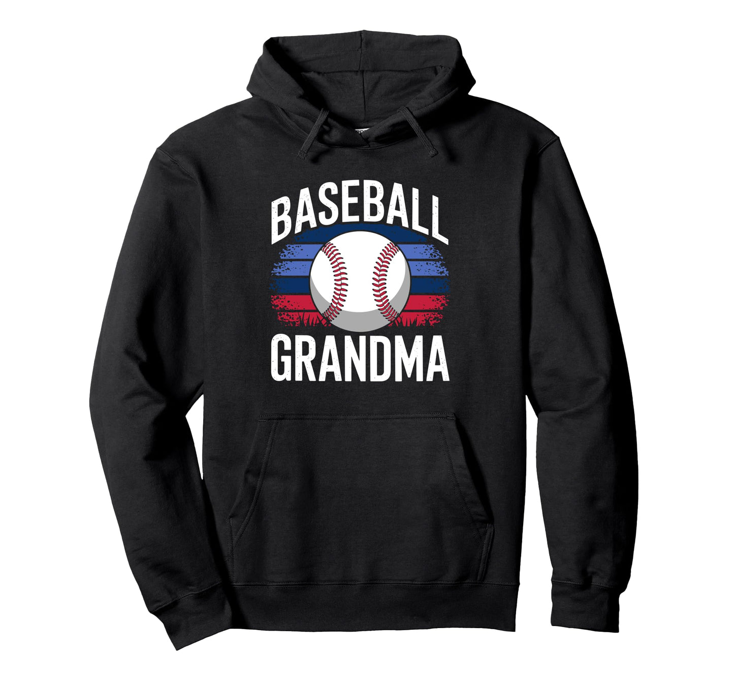 Baseball Grandma Hoodie - Novelty Apparel for Adults - T-Shirt, Sweatshirt, Hoodie