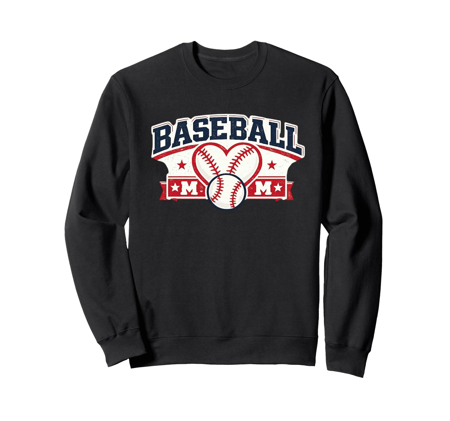 Proud Baseball Moms Squad Little Sweatshirt - Casual Everyday Wear Unisex - T-Shirt, Sweatshirt, Hoodie
