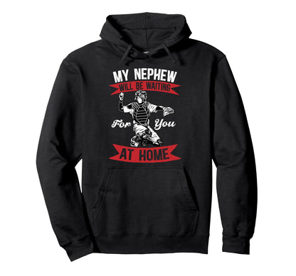 Funny Baseball Catcher Uncle Baseball Hoodie - Novelty Apparel Unisex - T-Shirt, Sweatshirt, Hoodie