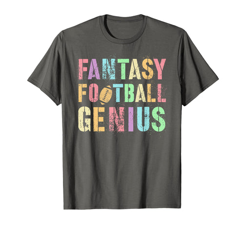 Funny Fantasy Football Genius Dad Unicorn T-Shirt - Novelty Apparel Unisex - T-Shirt, Sweatshirt, Hoodie