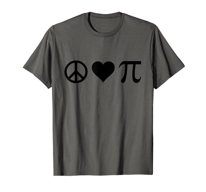 Peace Love Pi Day T-Shirt - Graphic Print Unisex - T-Shirt, Sweatshirt, Hoodie