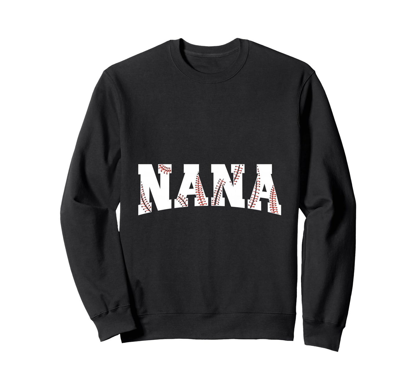 Baseball Nana Gift Proud Grandmas Sweatshirt - Trendy Graphic for Adults - T-Shirt, Sweatshirt, Hoodie