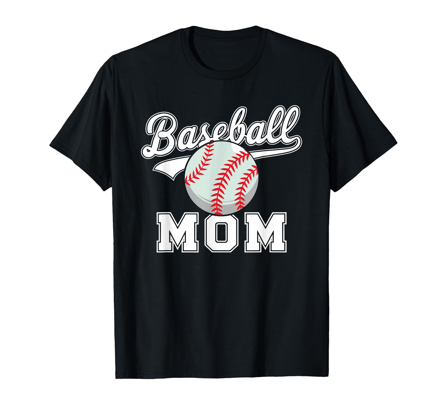 Baseball Mom Sports Love Passion T-Shirt - Trendy Graphic for Adults - T-Shirt, Sweatshirt, Hoodie