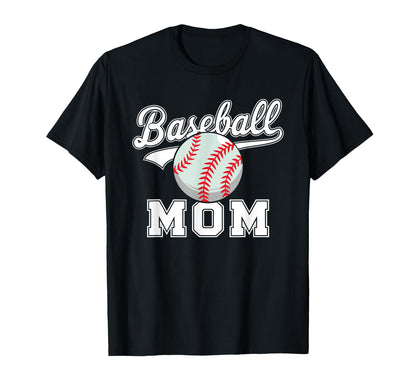 Baseball Mom Sports Love Passion T-Shirt - Trendy Graphic for Adults - T-Shirt, Sweatshirt, Hoodie