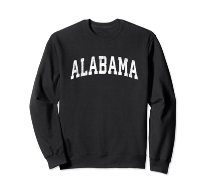 Alabama Varsity Sports Text Sweatshirt - Fun Novelty Design Men Women - T-Shirt, Sweatshirt, Hoodie