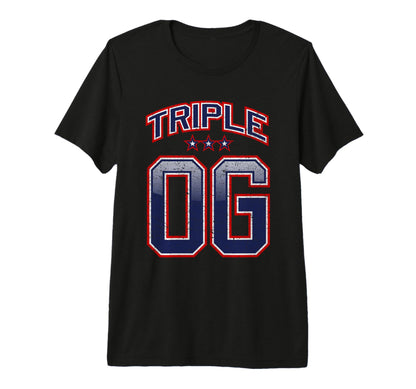 Triple Og Old School Hip Hop Original T-Shirt - Aesthetic Graphic Unisex - T-Shirt, Sweatshirt, Hoodie