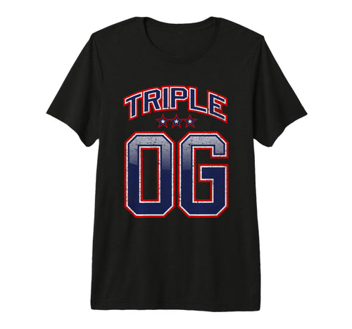 Triple Og Old School Hip Hop Original T-Shirt - Aesthetic Graphic Unisex - T-Shirt, Sweatshirt, Hoodie