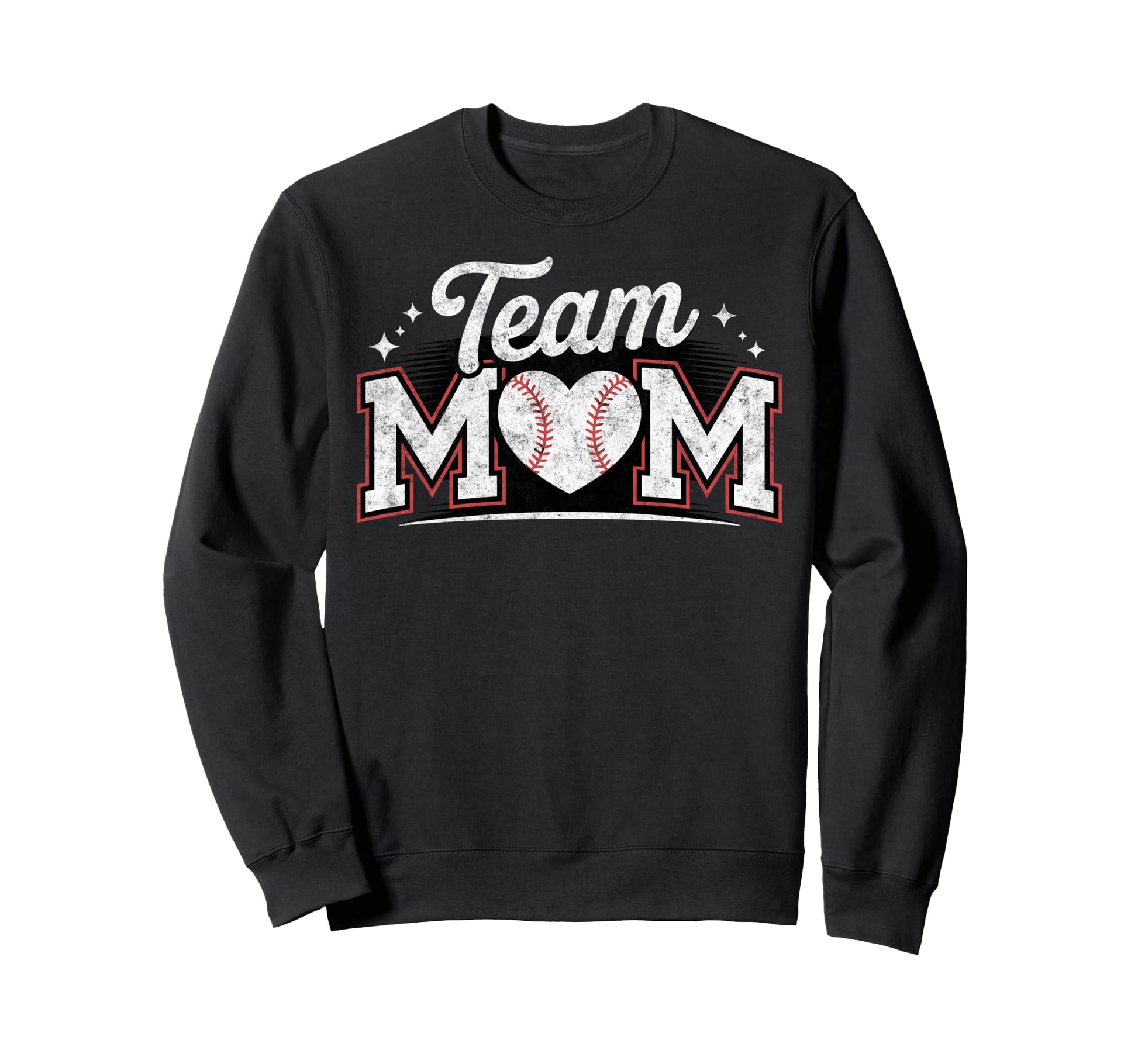 Baseball Team Mom Mother Baseball Sweatshirt - Aesthetic Graphic Unisex - T-Shirt, Sweatshirt, Hoodie