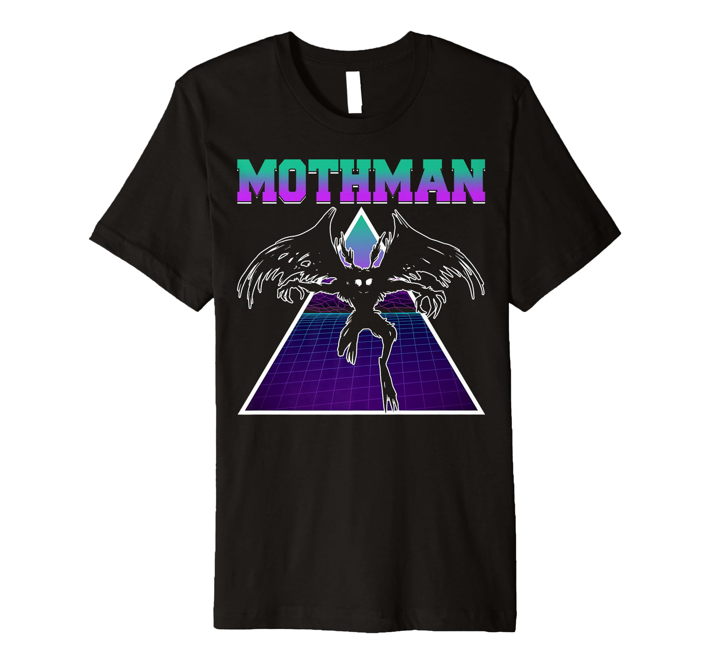Vaporwave Aesthetic Mothman T-Shirt - Unique Graphic for Adults - T-Shirt, Sweatshirt, Hoodie