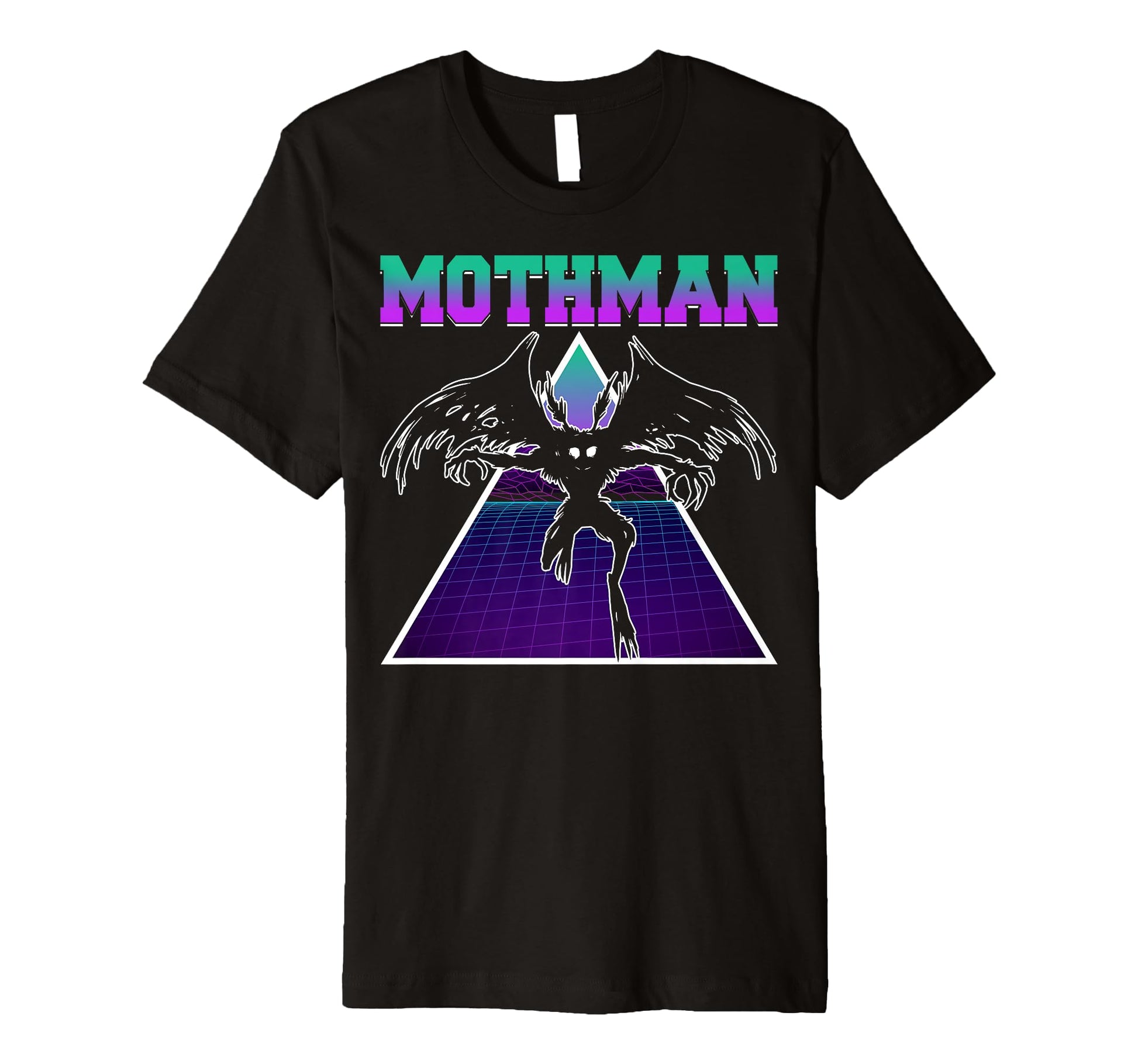 Vaporwave Aesthetic Mothman T-Shirt - Unique Graphic for Adults - T-Shirt, Sweatshirt, Hoodie