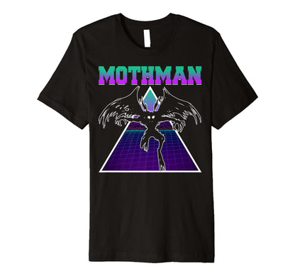 Vaporwave Aesthetic Mothman T-Shirt - Unique Graphic for Adults - T-Shirt, Sweatshirt, Hoodie