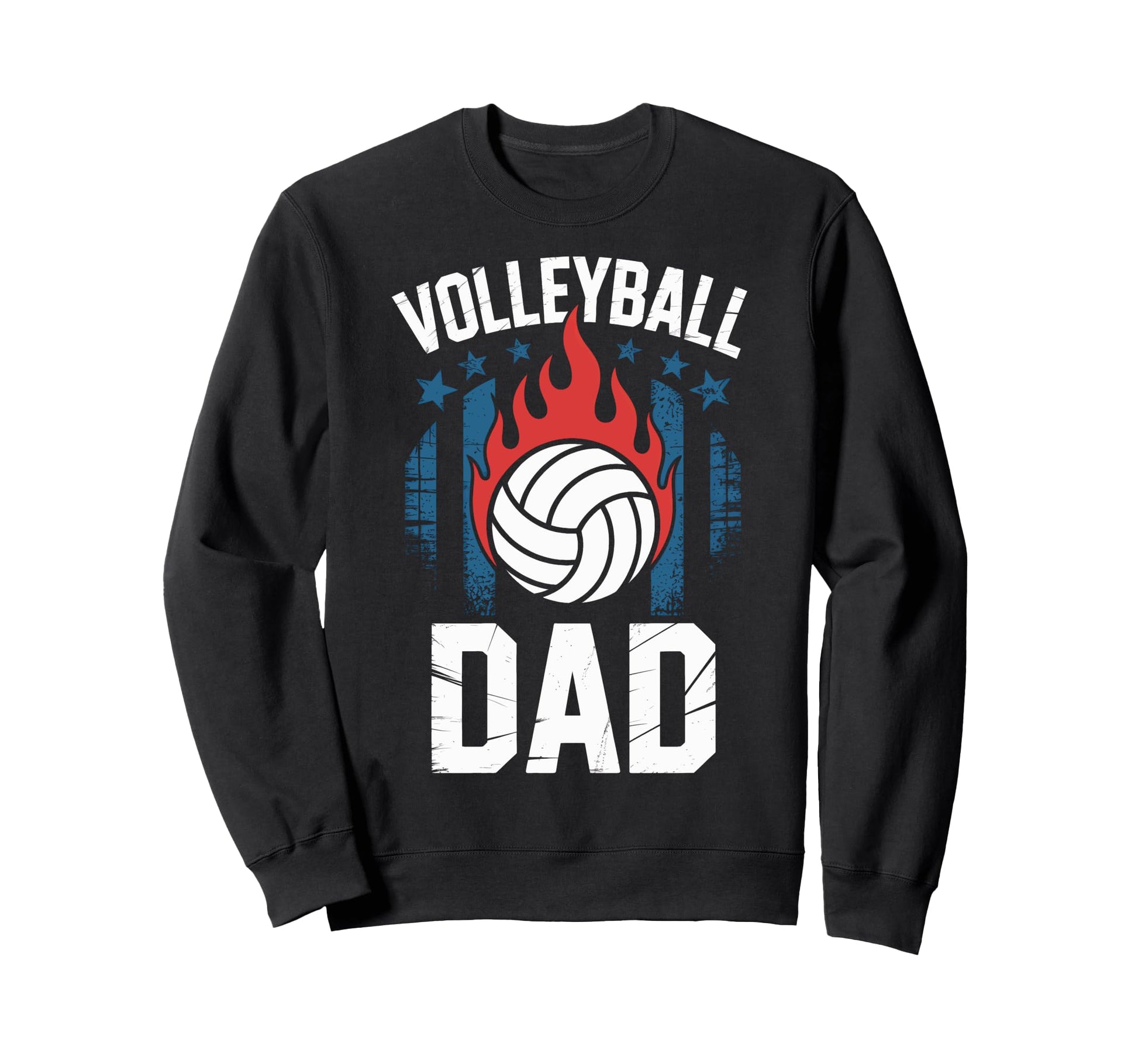 Passionate Volleyball Dad Sweatshirt - Casual Everyday Wear for Adults - T-Shirt, Sweatshirt, Hoodie