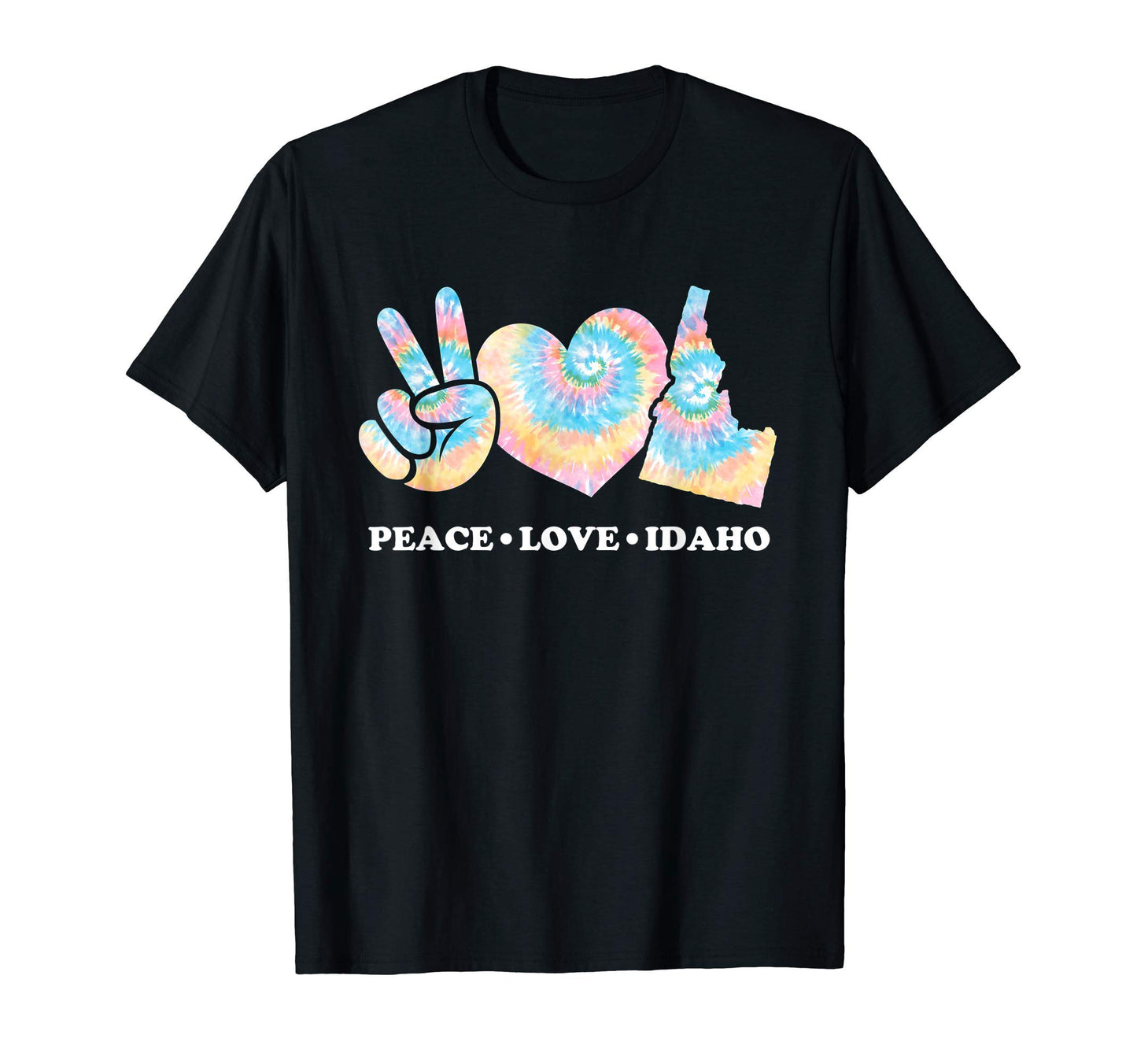 Tie Dye Idaho Hippie Gift Co T-Shirt - Trendy Graphic Men Women - T-Shirt, Sweatshirt, Hoodie