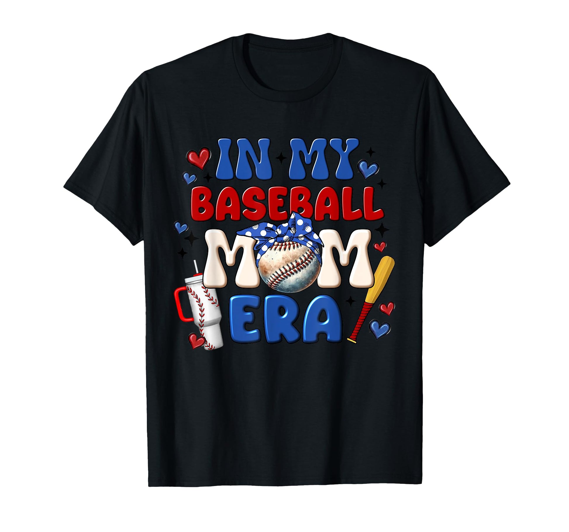 Baseball Mom Life Era Funny T-Shirt - Casual Everyday Wear for Adults - T-Shirt, Sweatshirt, Hoodie