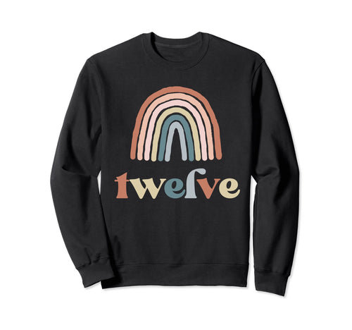 Twelve Year Old 12 Birthday Boho Sweatshirt - Custom Art Print Unisex - T-Shirt, Sweatshirt, Hoodie