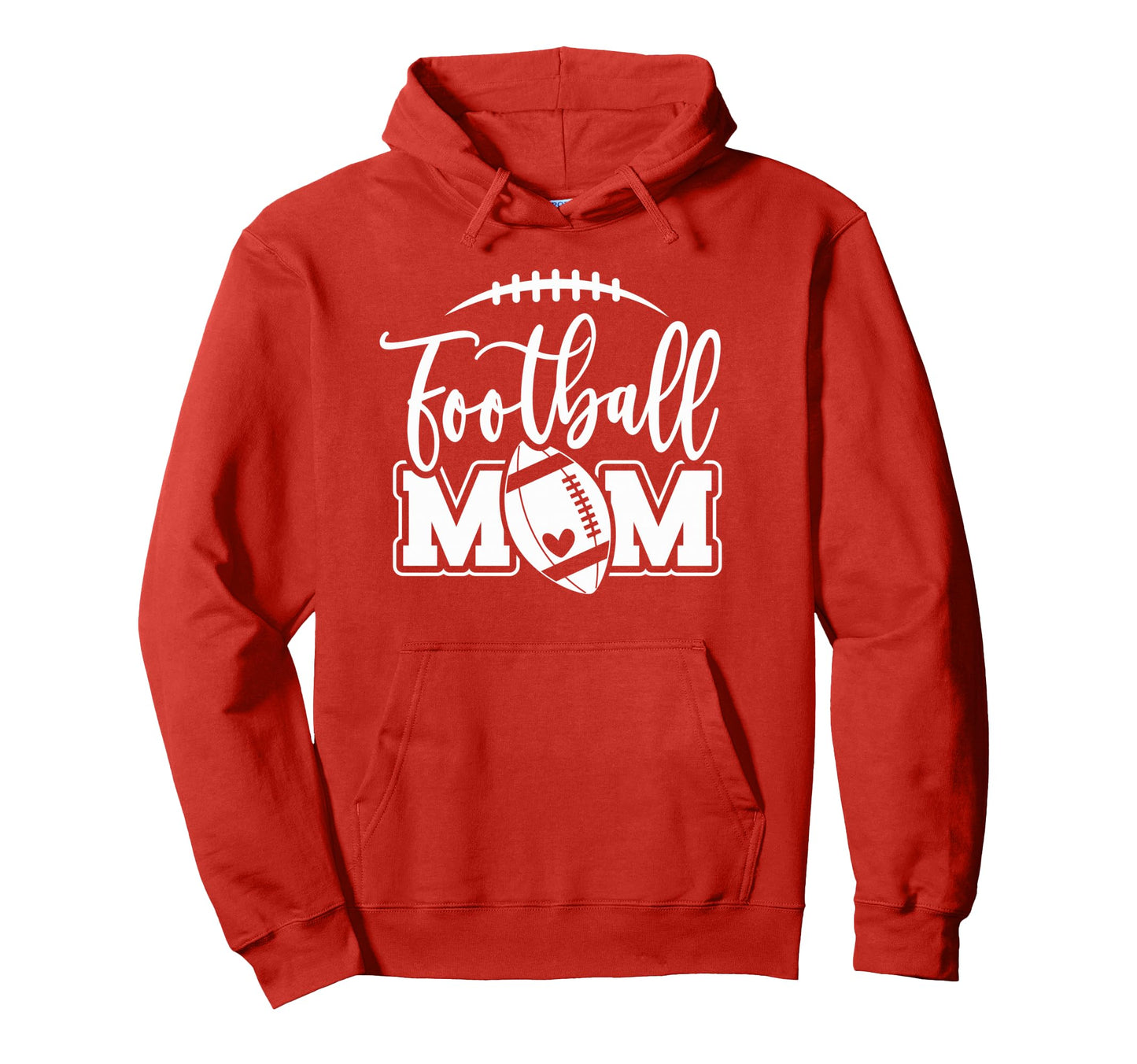 Game Day Red And White High School Hoodie - Fun Novelty Design Unisex - T-Shirt, Sweatshirt, Hoodie