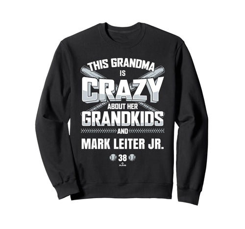 Grandma Crazy Mark Leiter Jr New Sweatshirt - Minimalist Print Men Women - T-Shirt, Sweatshirt, Hoodie
