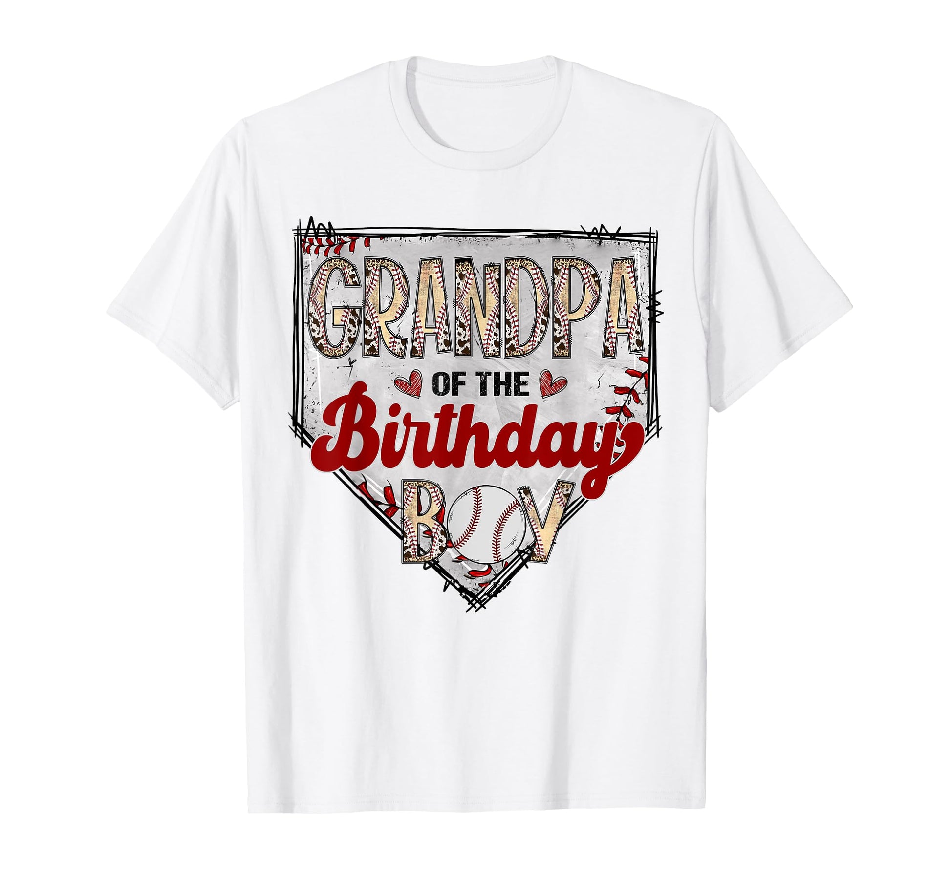 Grandpa Birthday Baseball Lover T-Shirt - Minimalist Print Men Women - T-Shirt, Sweatshirt, Hoodie