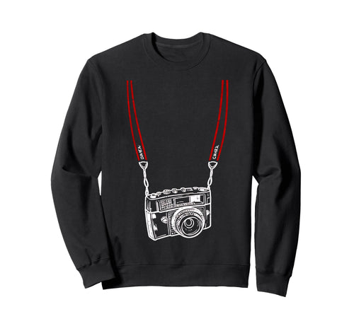 Funny Camera Photographer Costume Sweatshirt - Novelty Apparel Unisex - T-Shirt, Sweatshirt, Hoodie