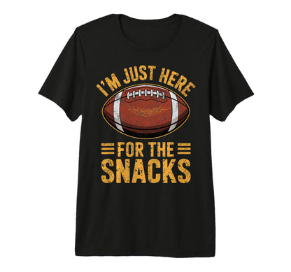 Im Just Here Snacks Funny Joke T-Shirt - Streetwear Style for Adults - T-Shirt, Sweatshirt, Hoodie