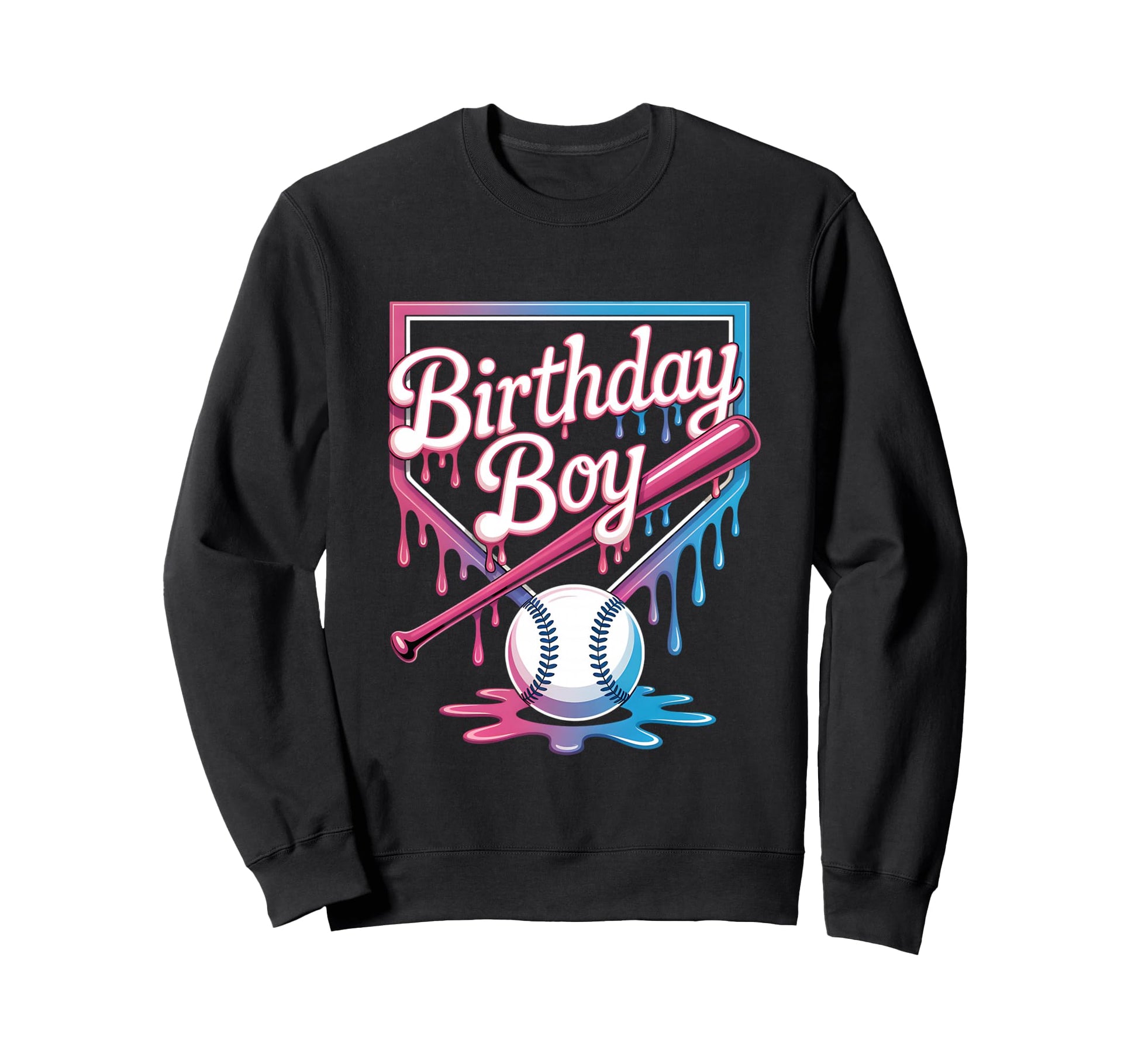 Baseball Player Birthday Sweatshirt - Casual Everyday Wear for Adults - T-Shirt, Sweatshirt, Hoodie