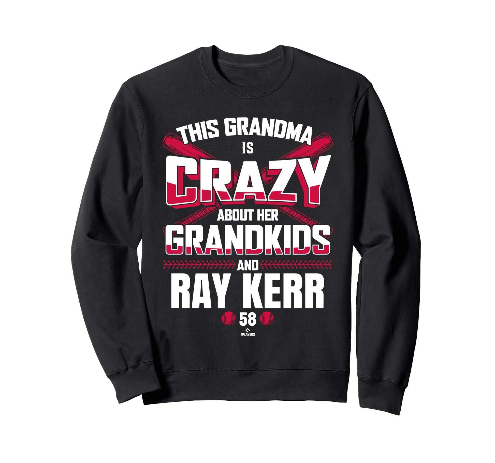 Grandma Crazy Ray Kerr Atlanta Sweatshirt - Fun Novelty Design Men Women - T-Shirt, Sweatshirt, Hoodie