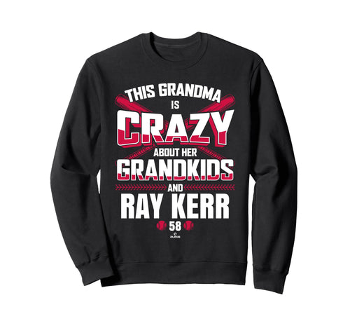 Grandma Crazy Ray Kerr Atlanta Sweatshirt - Fun Novelty Design Men Women - T-Shirt, Sweatshirt, Hoodie
