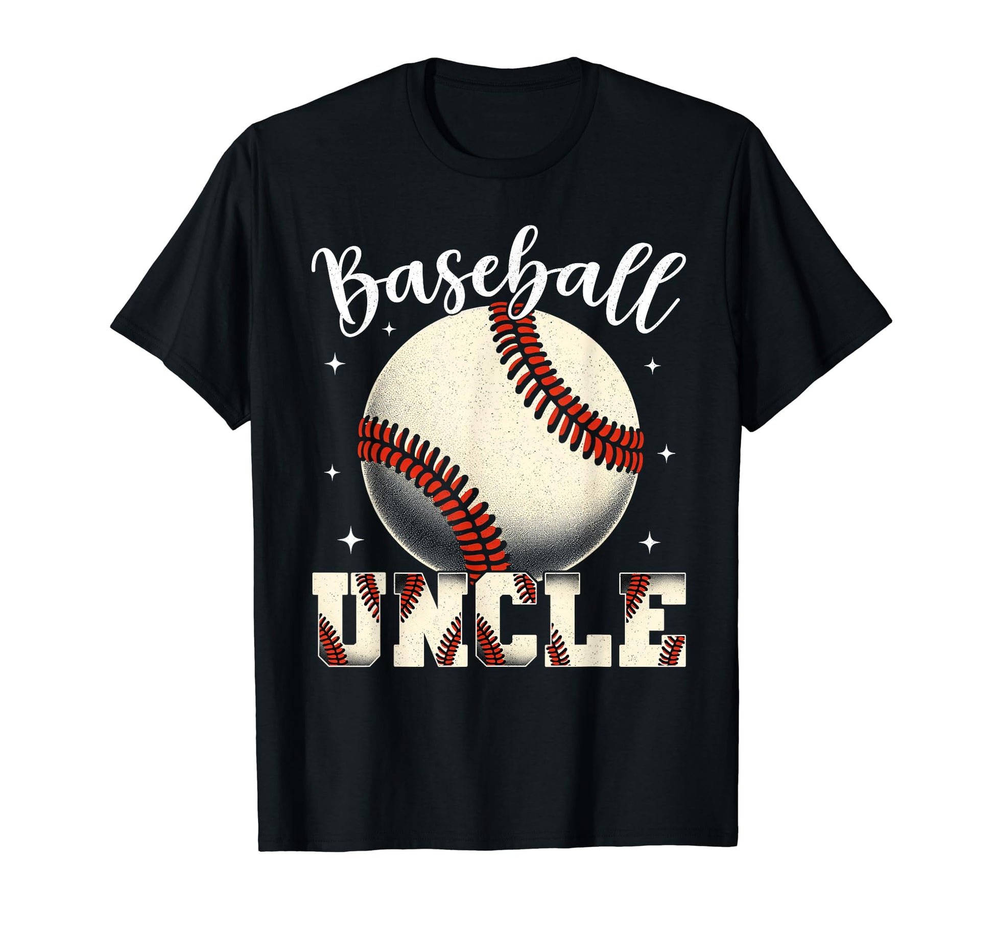 Mens Baseball Uncle Baseball Player T-Shirt - Custom Art Print Unisex - T-Shirt, Sweatshirt, Hoodie